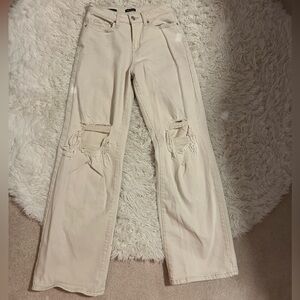 Wild Fable Cream Wide Leg Pants